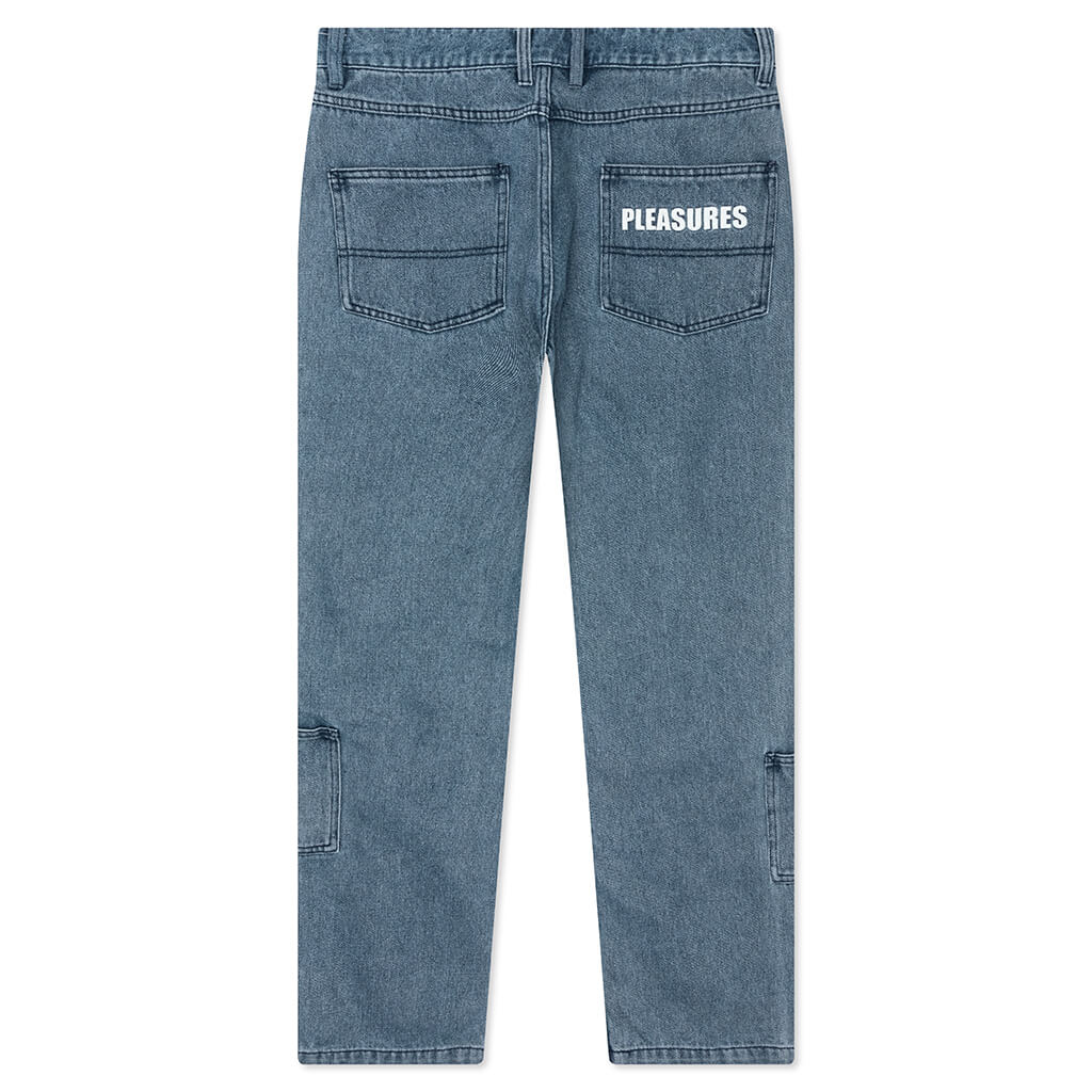 Floral Ultra Double Knee - Indigo