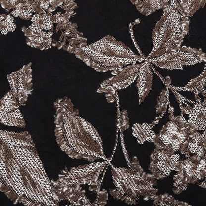 Flower Cut Cabana Shirt - Black