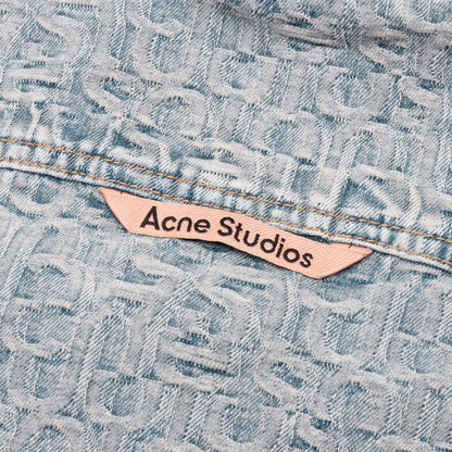 Relaxed Fit Denim Shirt - Blue/Beige