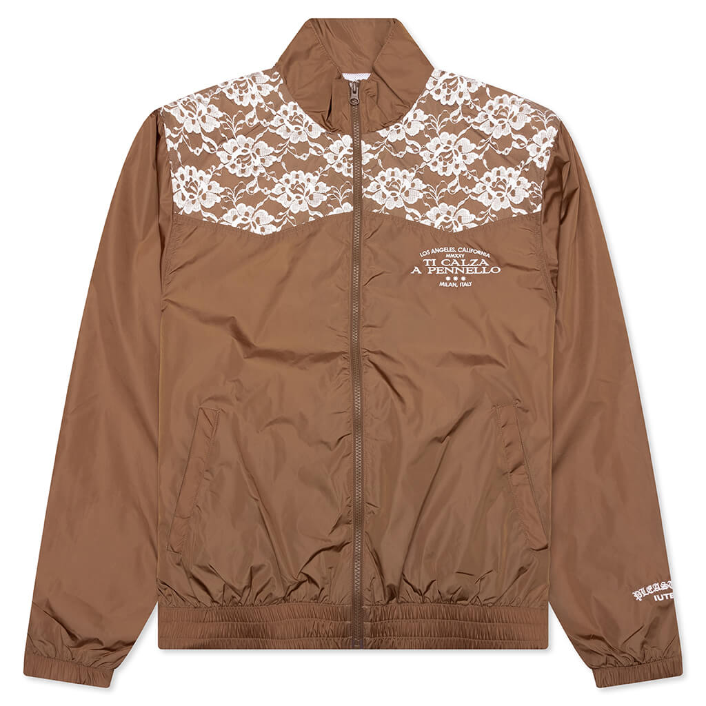 Francesca Track Jacket - Brown