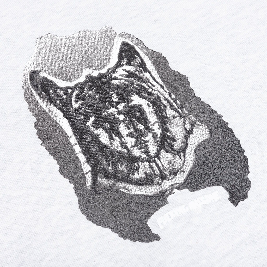 Cat Mask Hoodie - Heather Grey