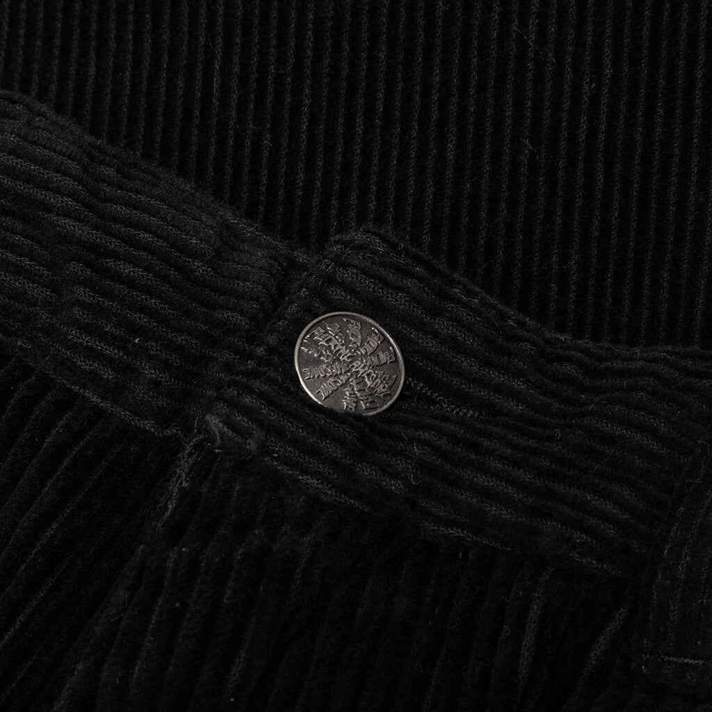 Corduroy 5-Pocket Pant - Black