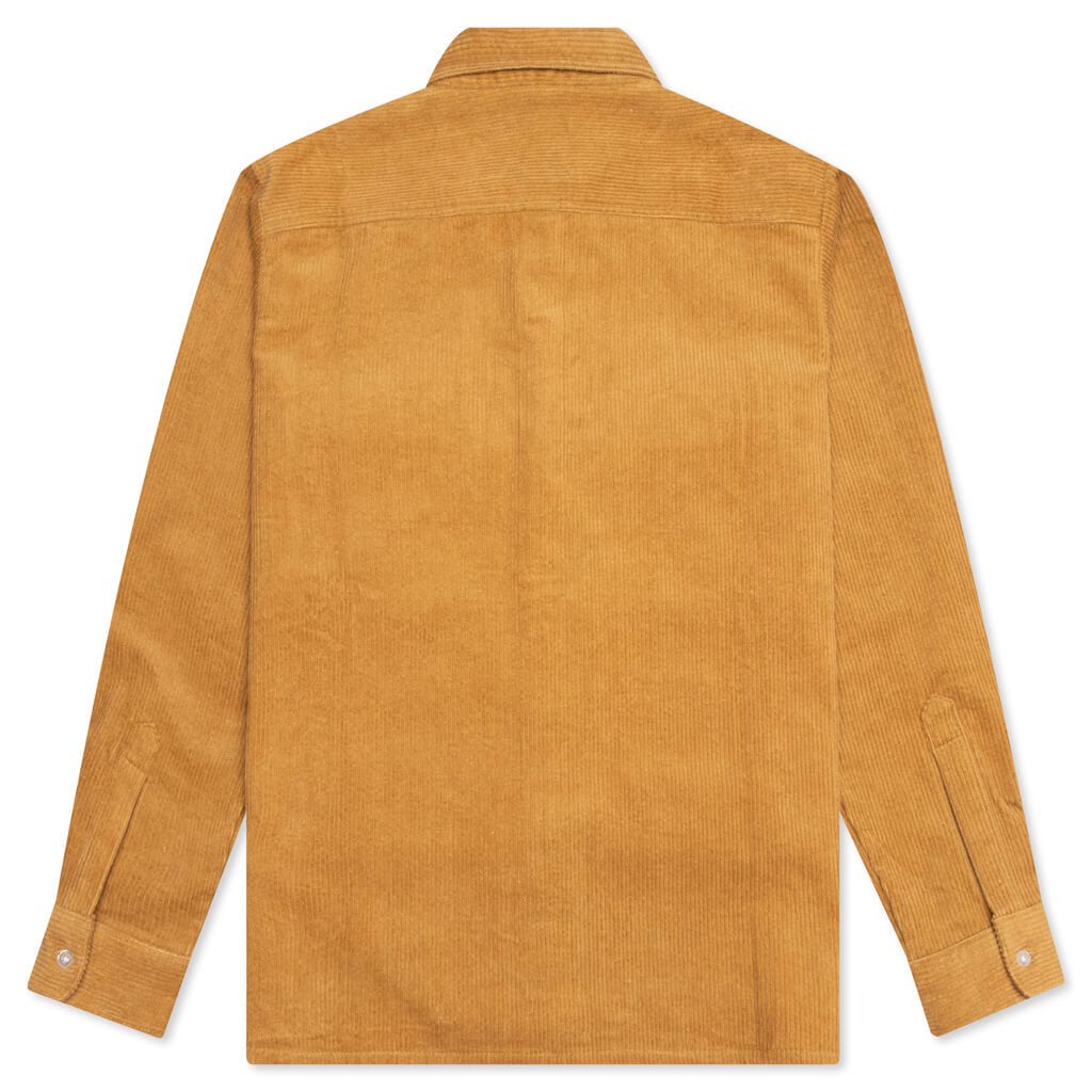 Corduroy L/S Overshirt - Brown