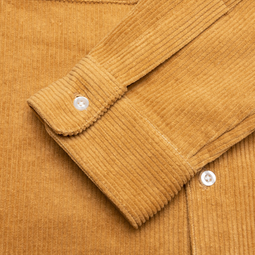 Corduroy L/S Overshirt - Brown