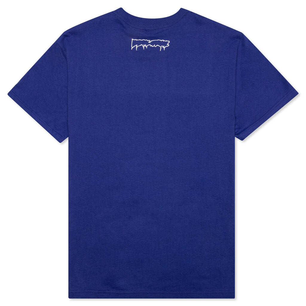 Devil Horseback Tee - Cobalt