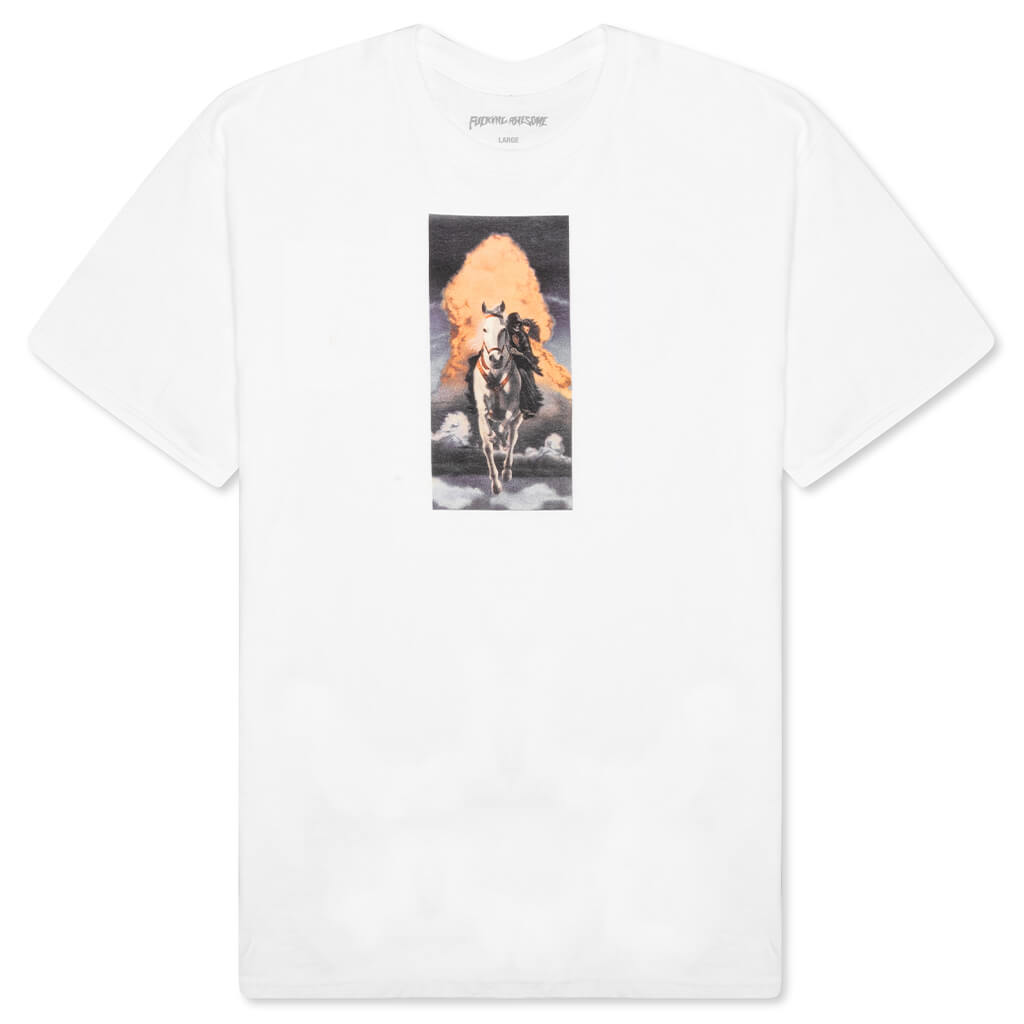 Devil Horseback Tee - White