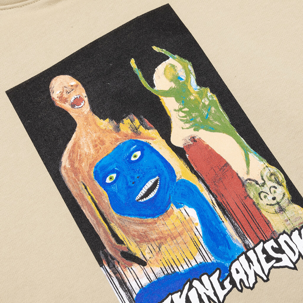 Dill Collage II Hoodie - Sand