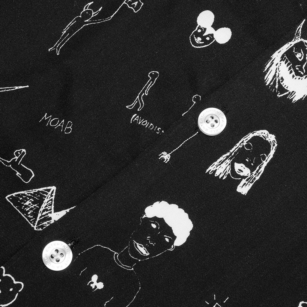 Dill Drawings Club Shirt - Black