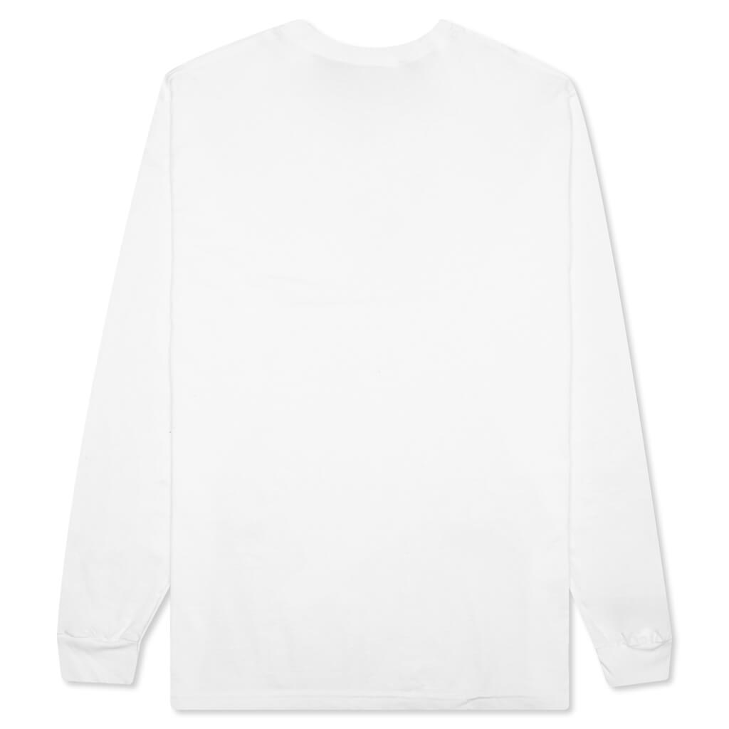Face Embrace L/S Tee - White