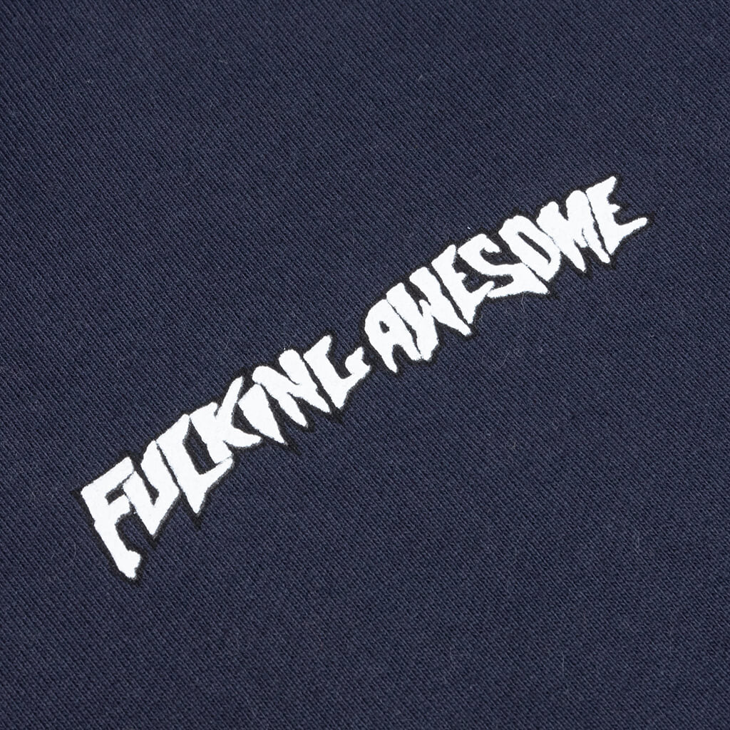 Faces Hoodie - Navy