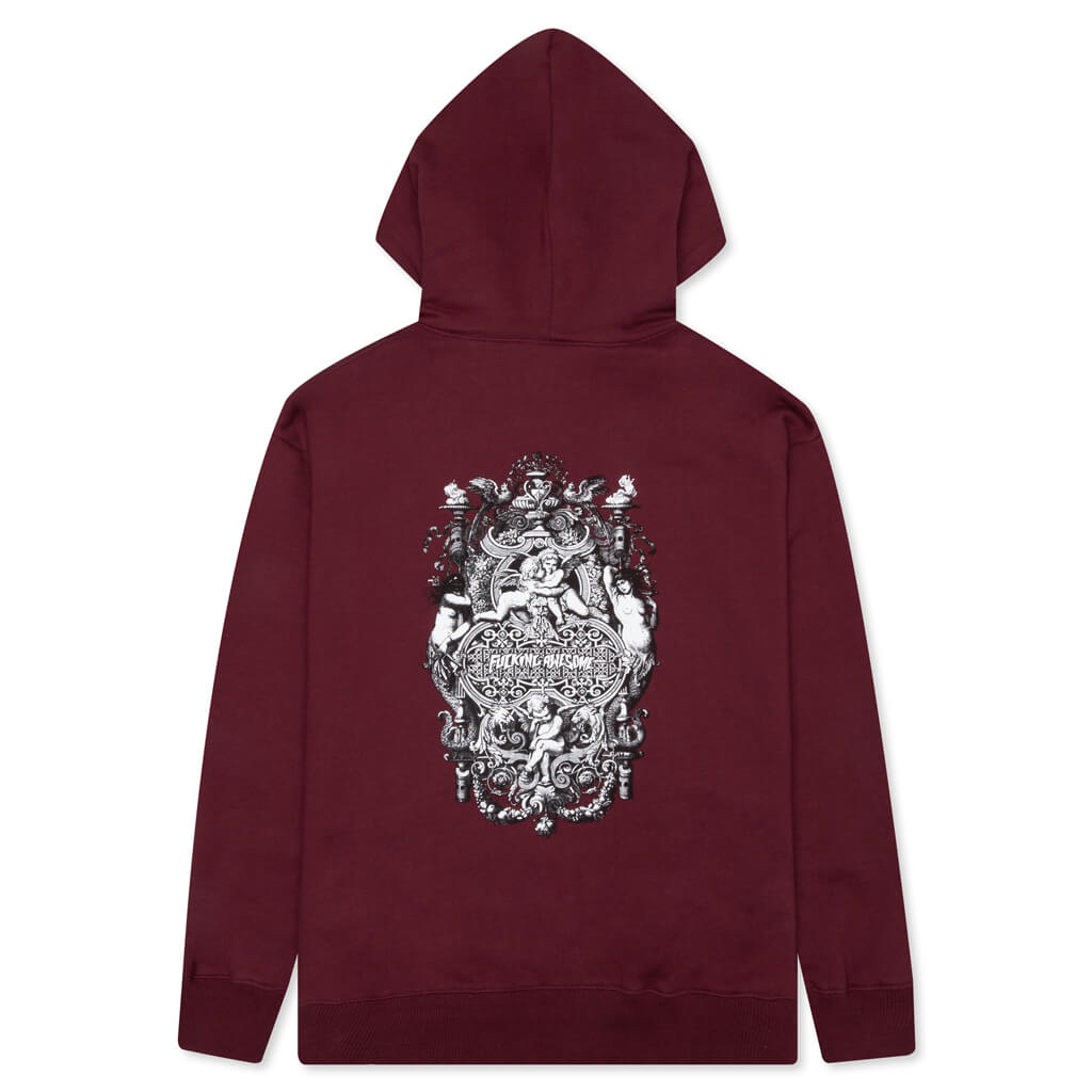 Filigree Hoodie - Maroon