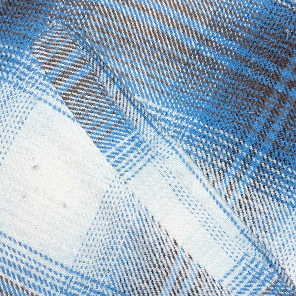 Full Zip Flannel - Blue