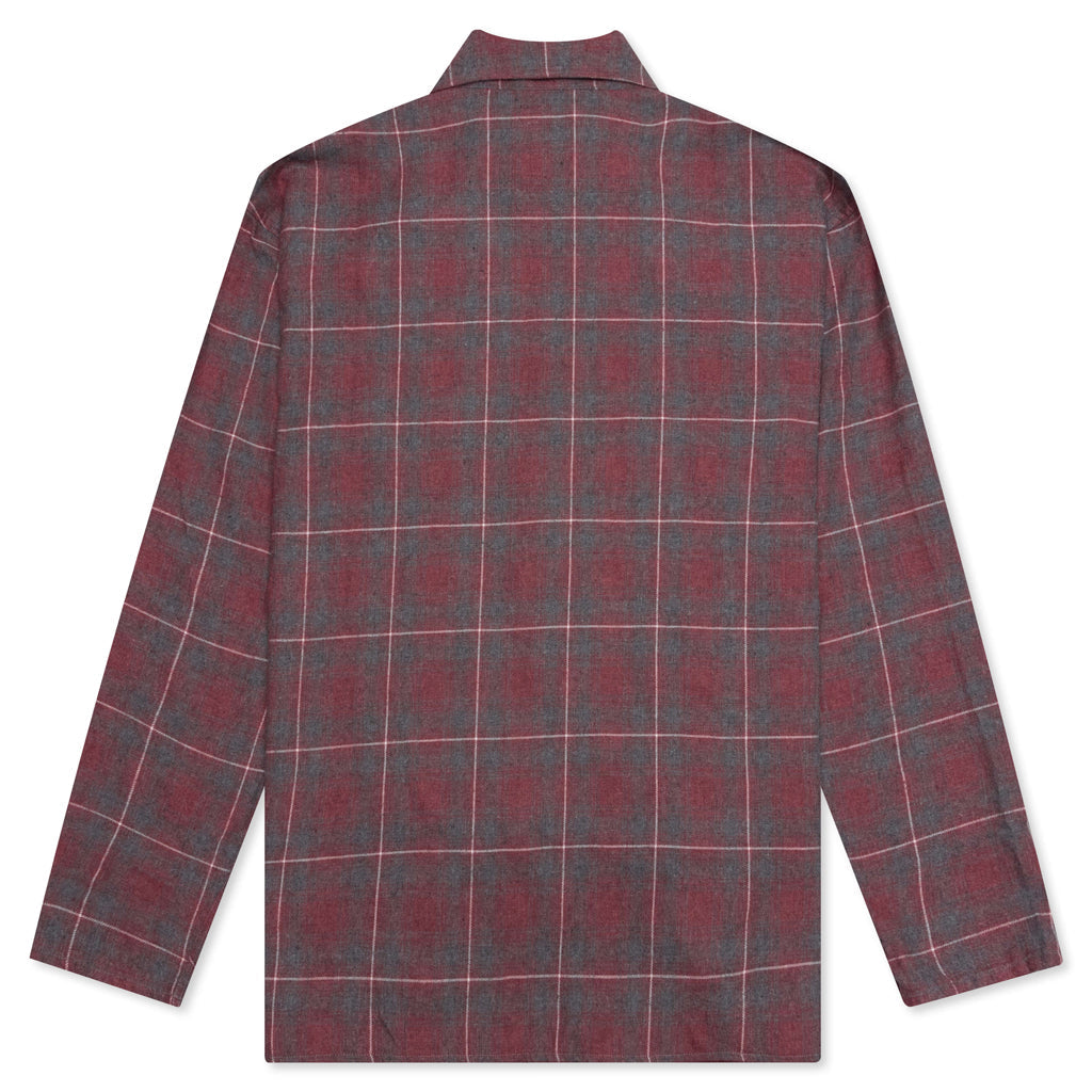 Full Zip Flannel - Red