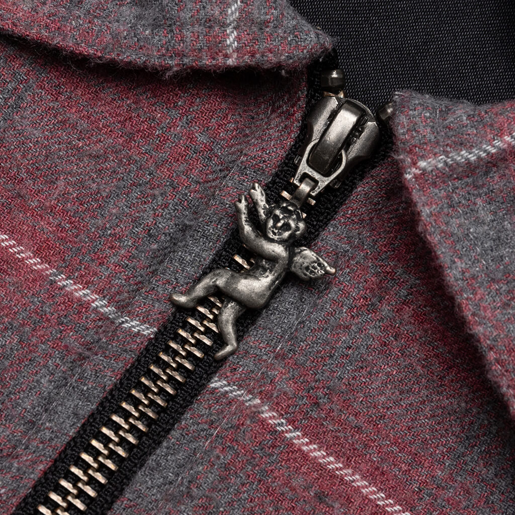 Full Zip Flannel - Red