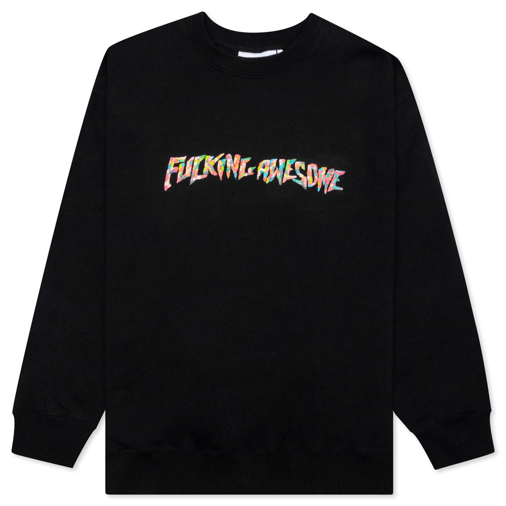 Gum Stamp Crewneck - Black