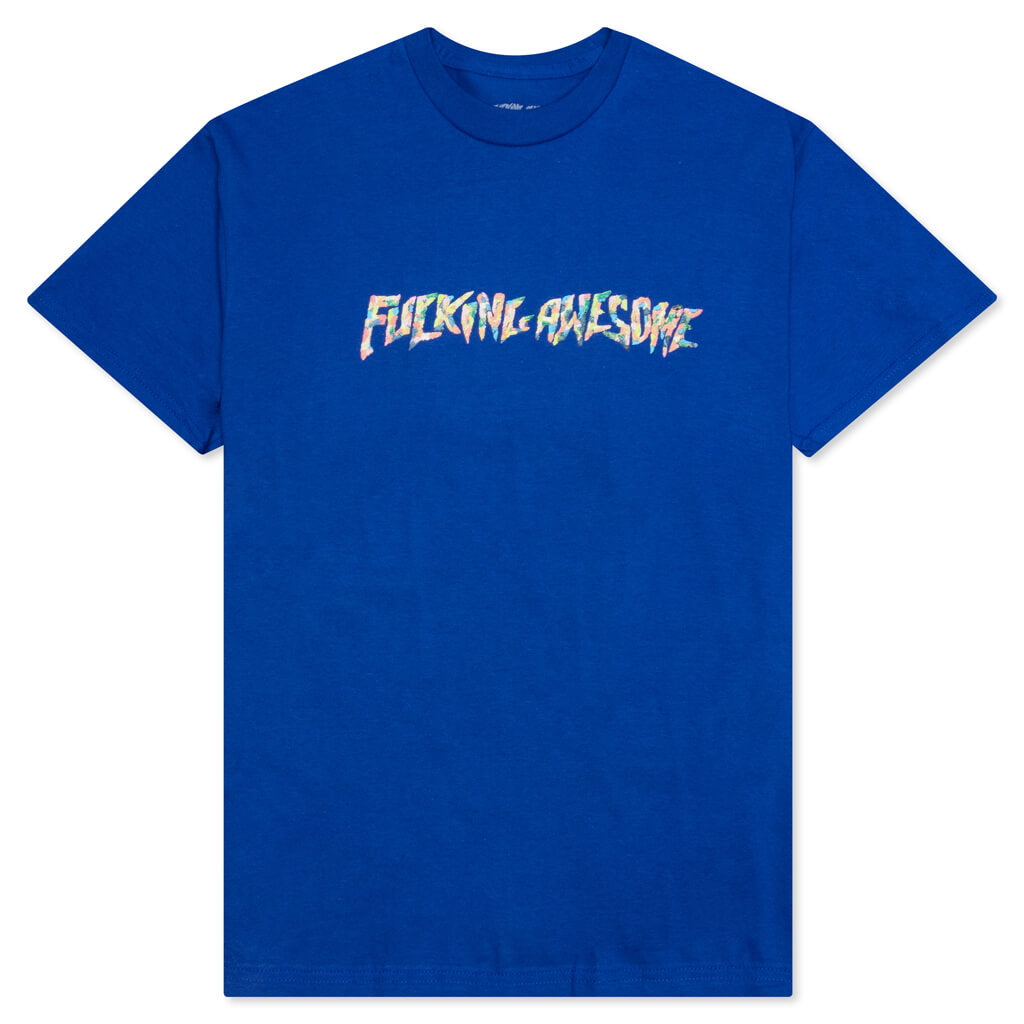 Gum Stamp Tee - Cobalt