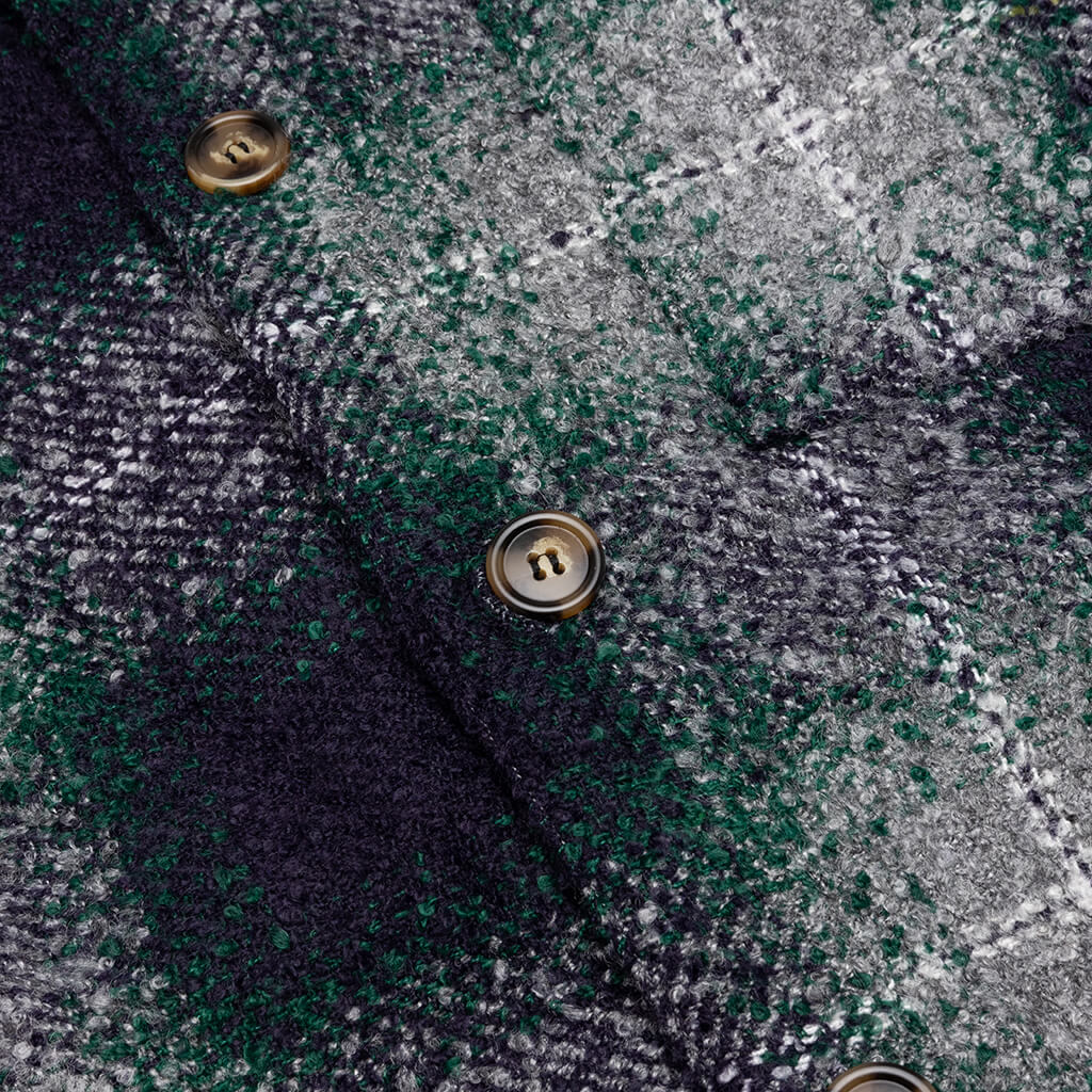 Heavy Oversized Flannel - Blue/Green