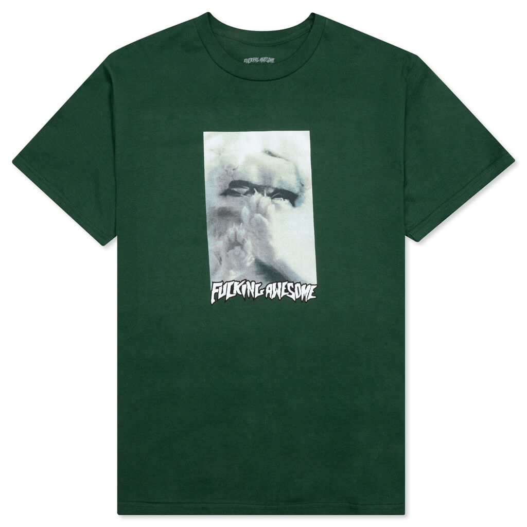 Kitty Fetus Tee - Dark Green