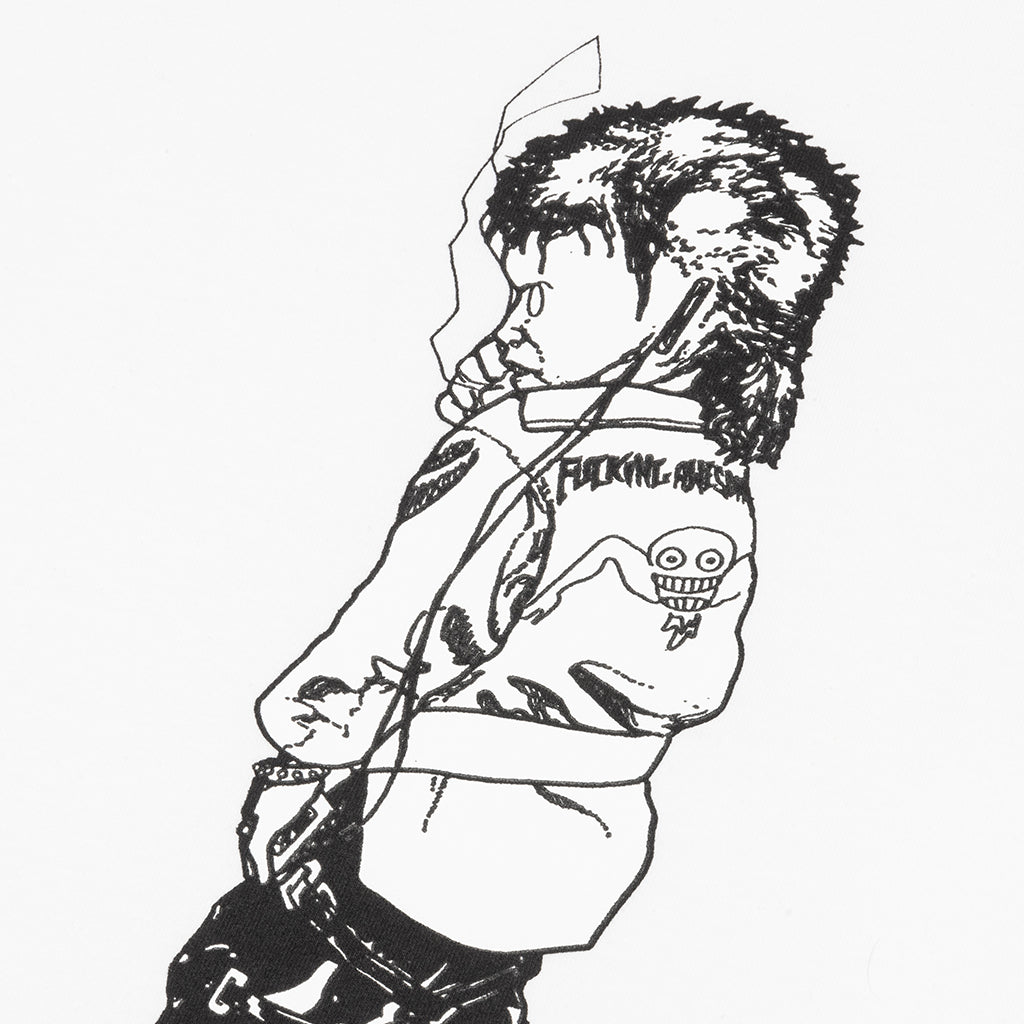 Make it Scream L/S Tee - White