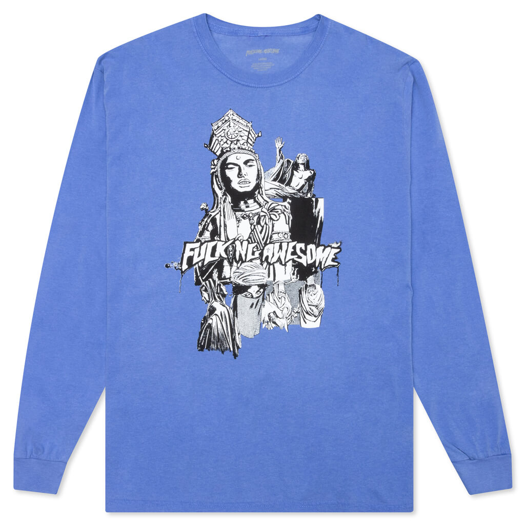 Movie Poster L/S Tee - Flo Blue