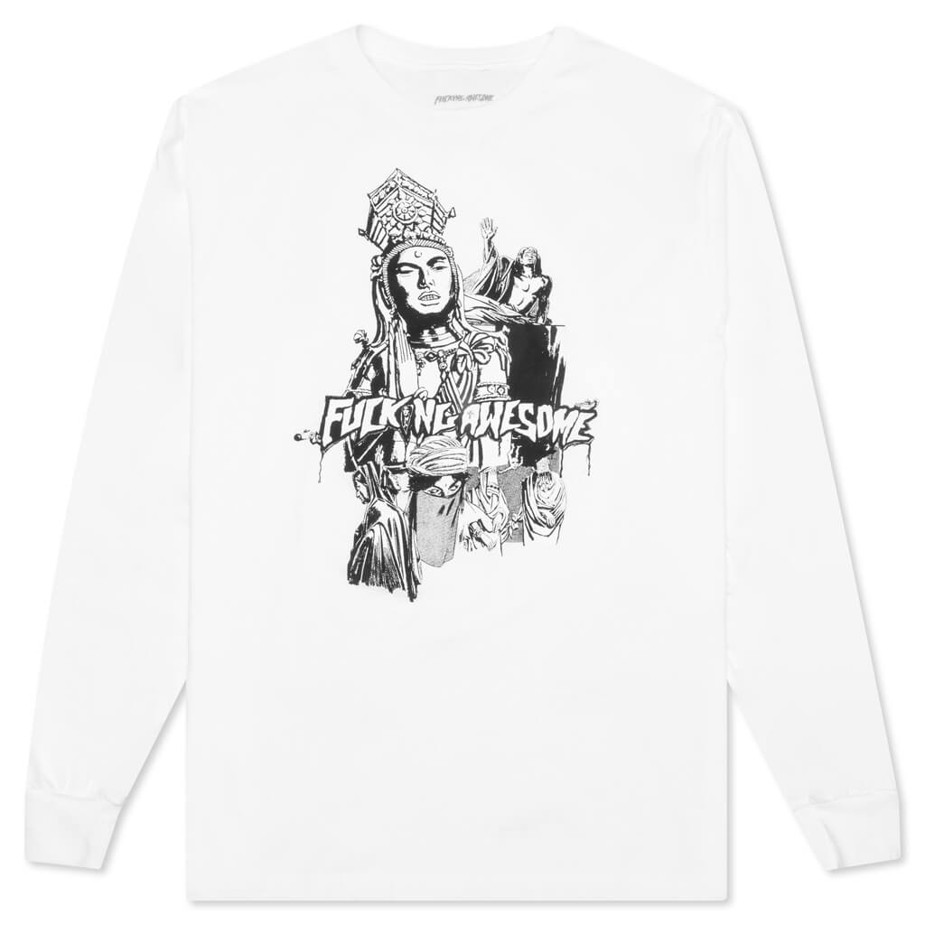 Movie Poster L/S Tee - White