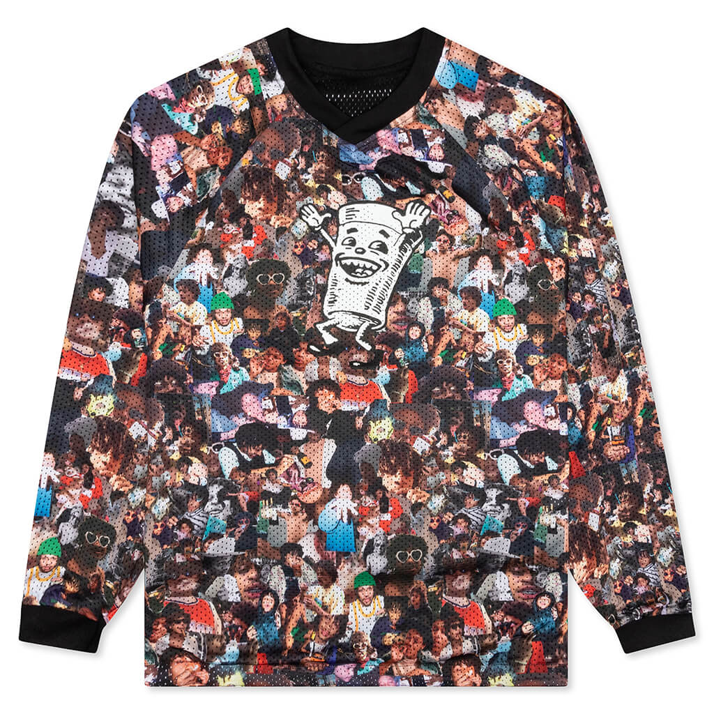 Party Cup L/S Reversible Jersey - Black/A.O.P.