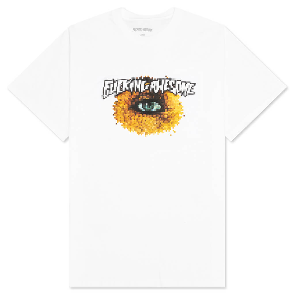 Pixel Eye Tee - White