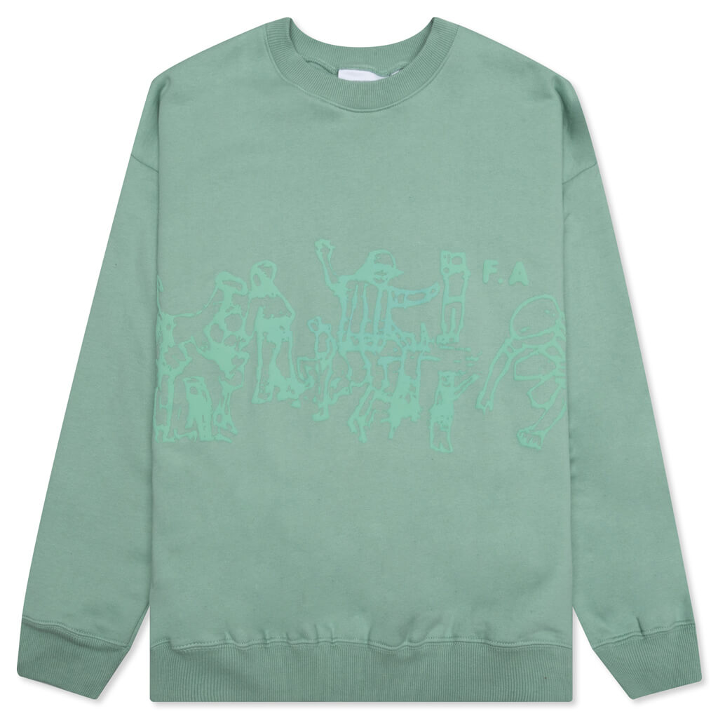 Playing Kids Crewneck - Sage