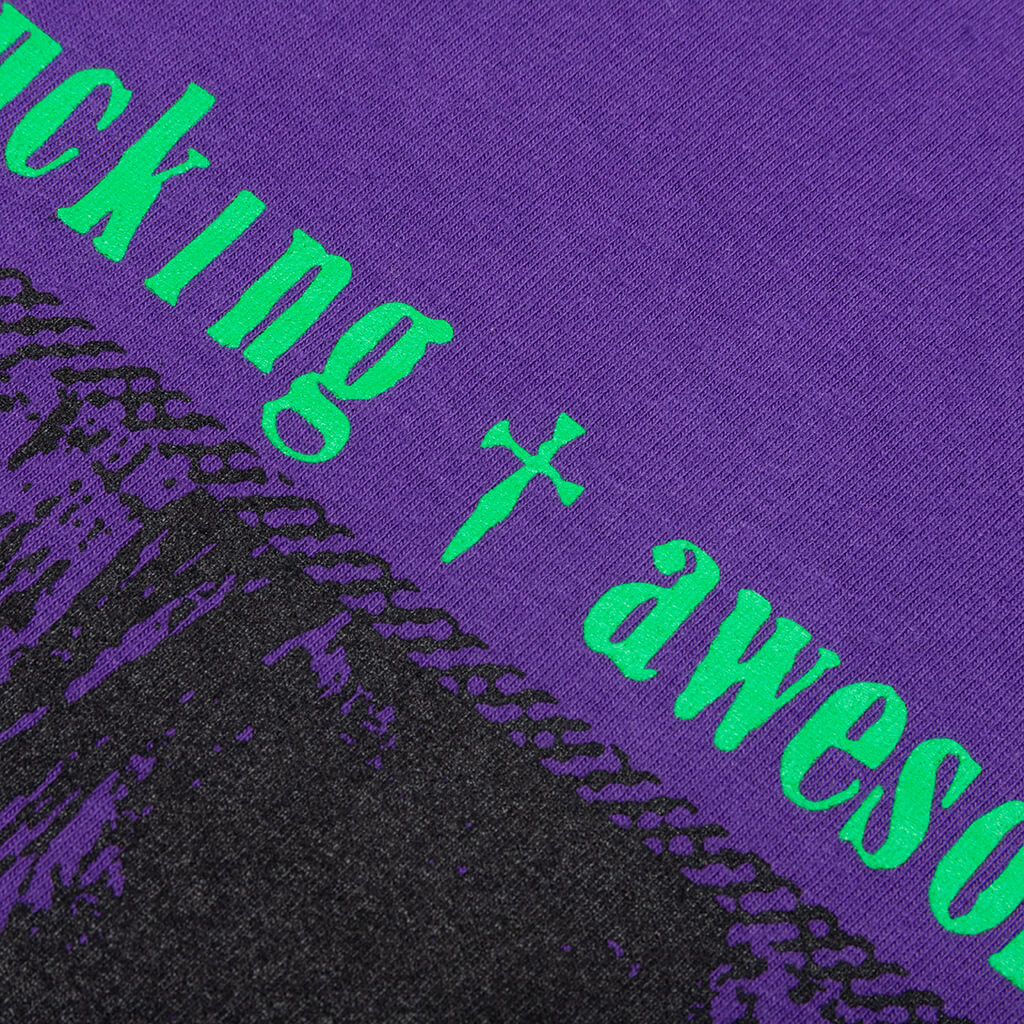 Sad World Tee - Sport Purple
