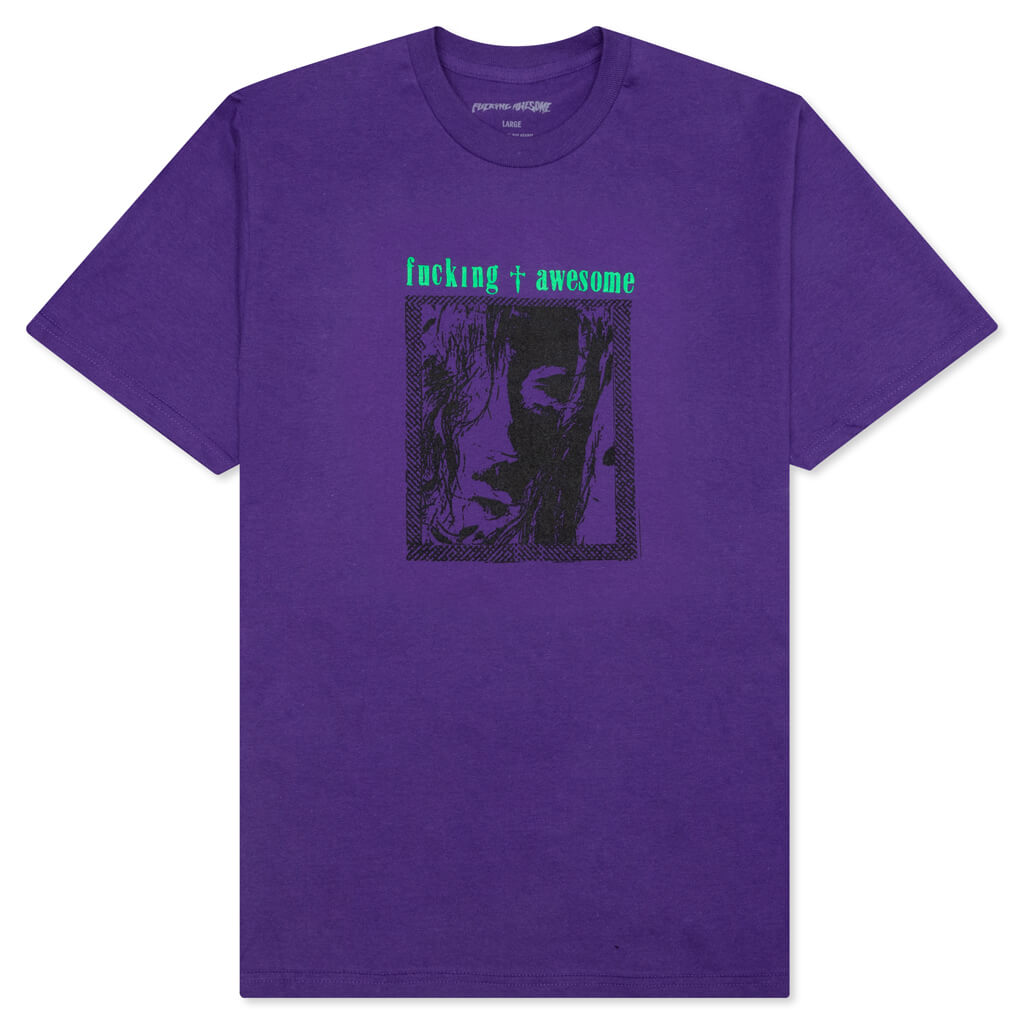 Sad World Tee - Sport Purple