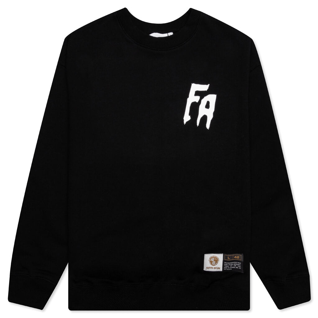 Seduction Of The World Crewneck - Black