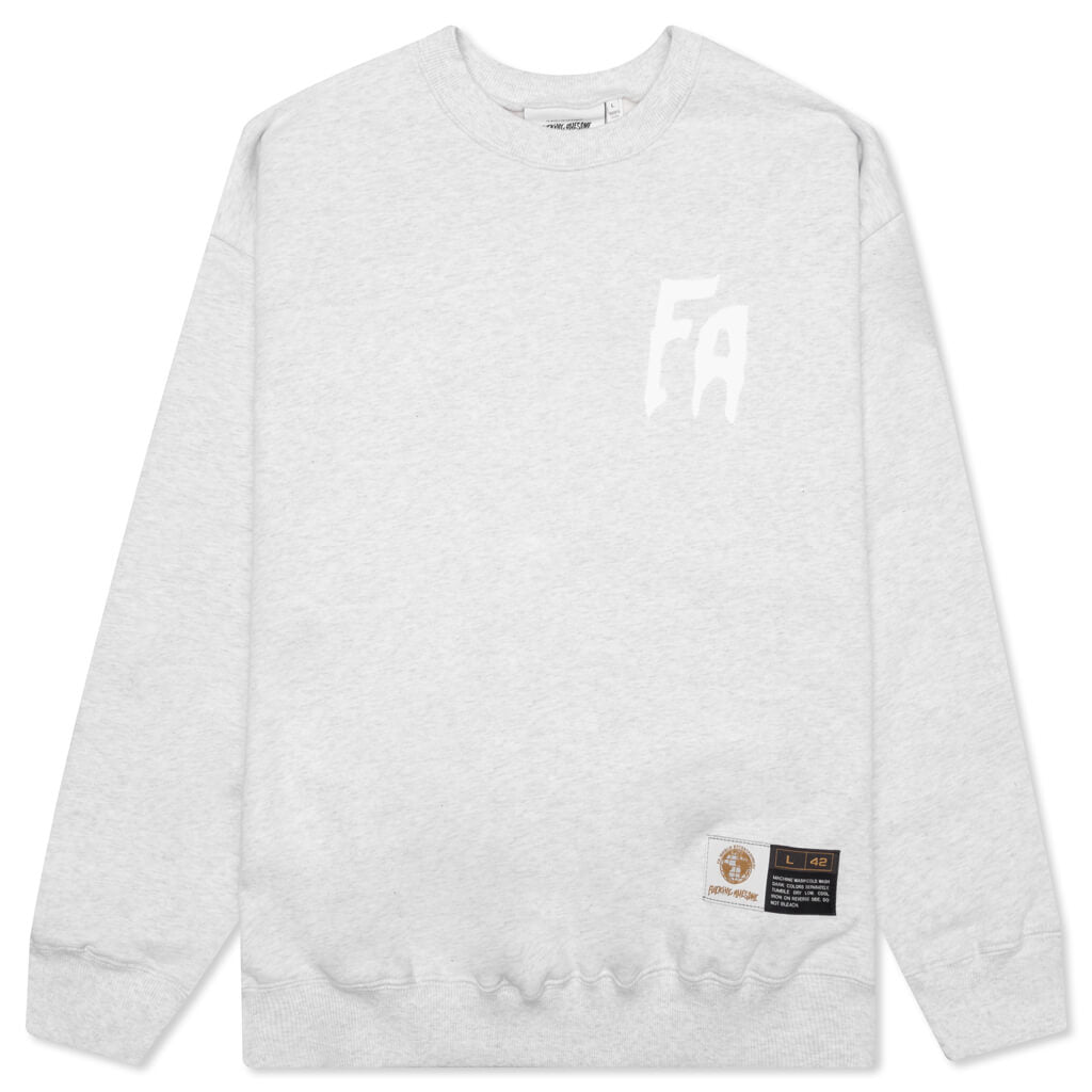 Seduction Of The World Crewneck - Grey Heather