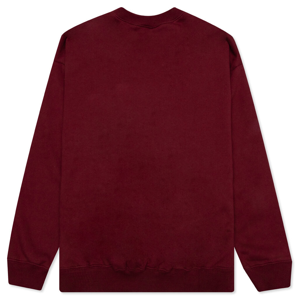 Seduction Of The World Crewneck - Maroon