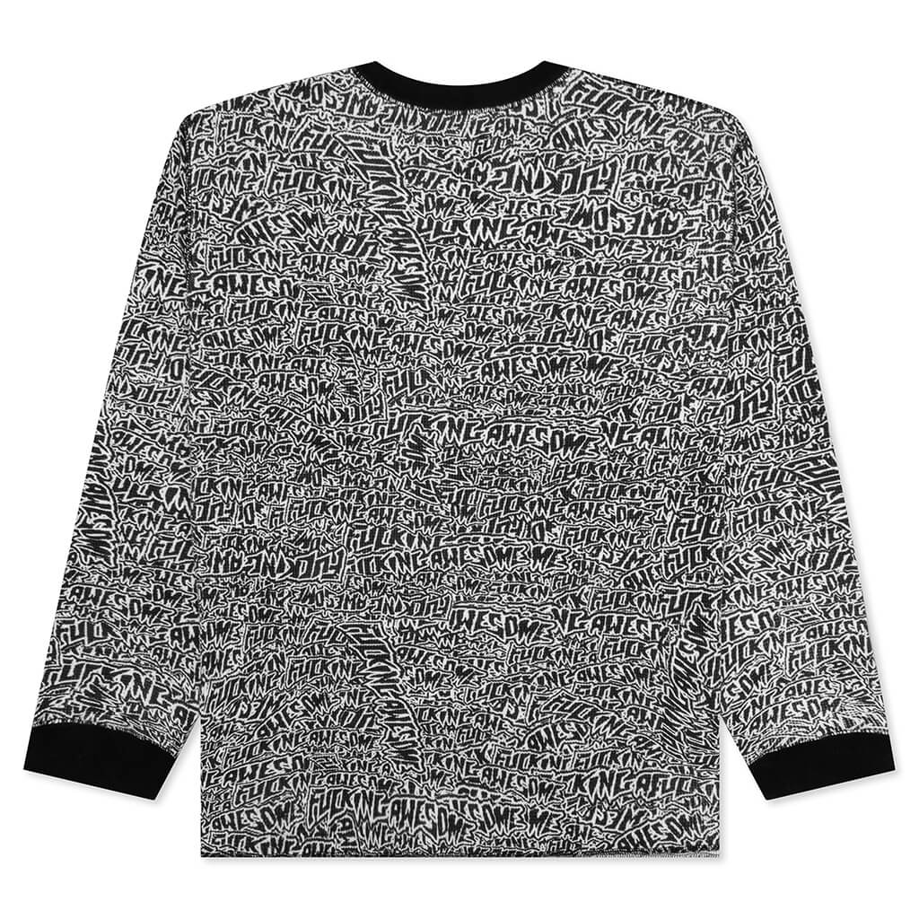 Sticker Stamp L/S Thermal - Black/A.O.P.