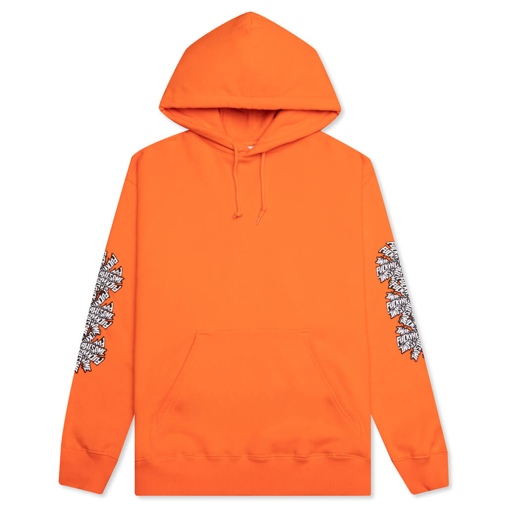 Three Spiral Hoodie - Orange