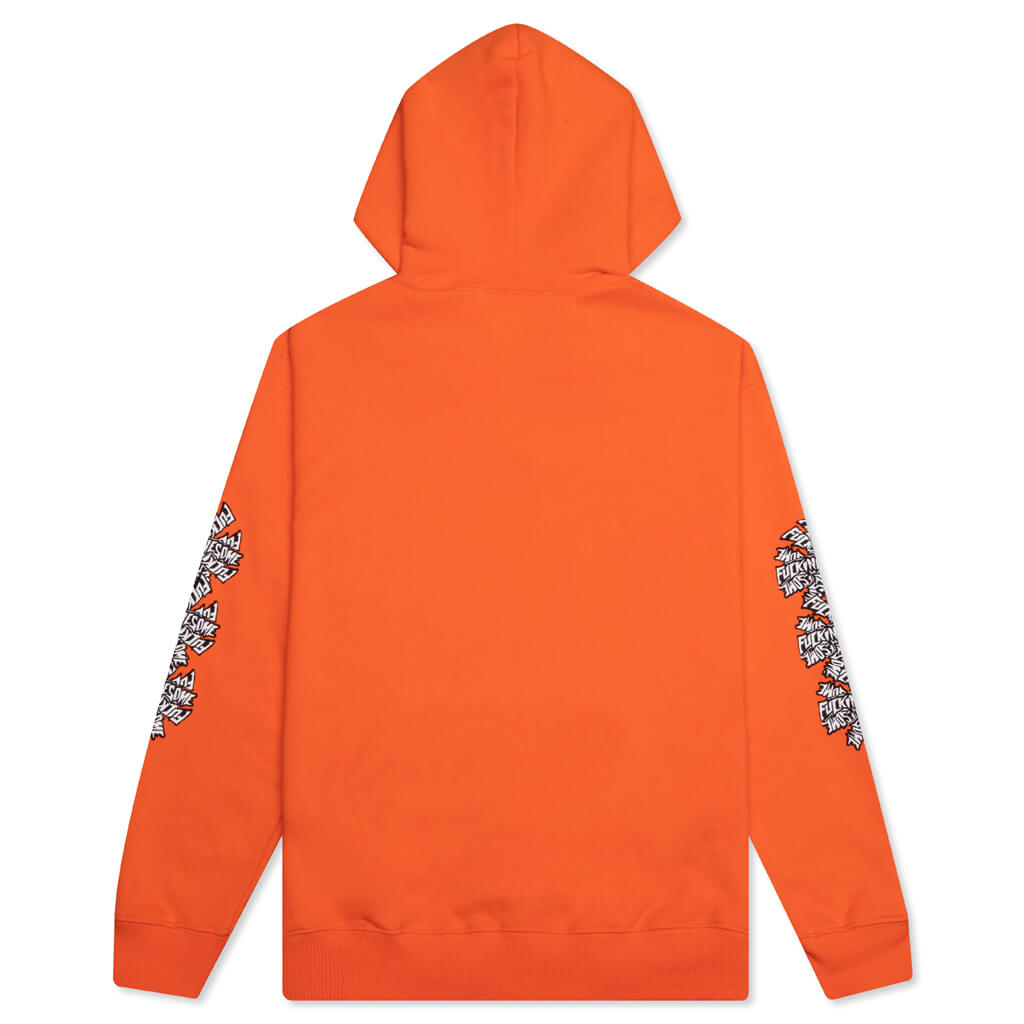 Three Spiral Hoodie - Orange