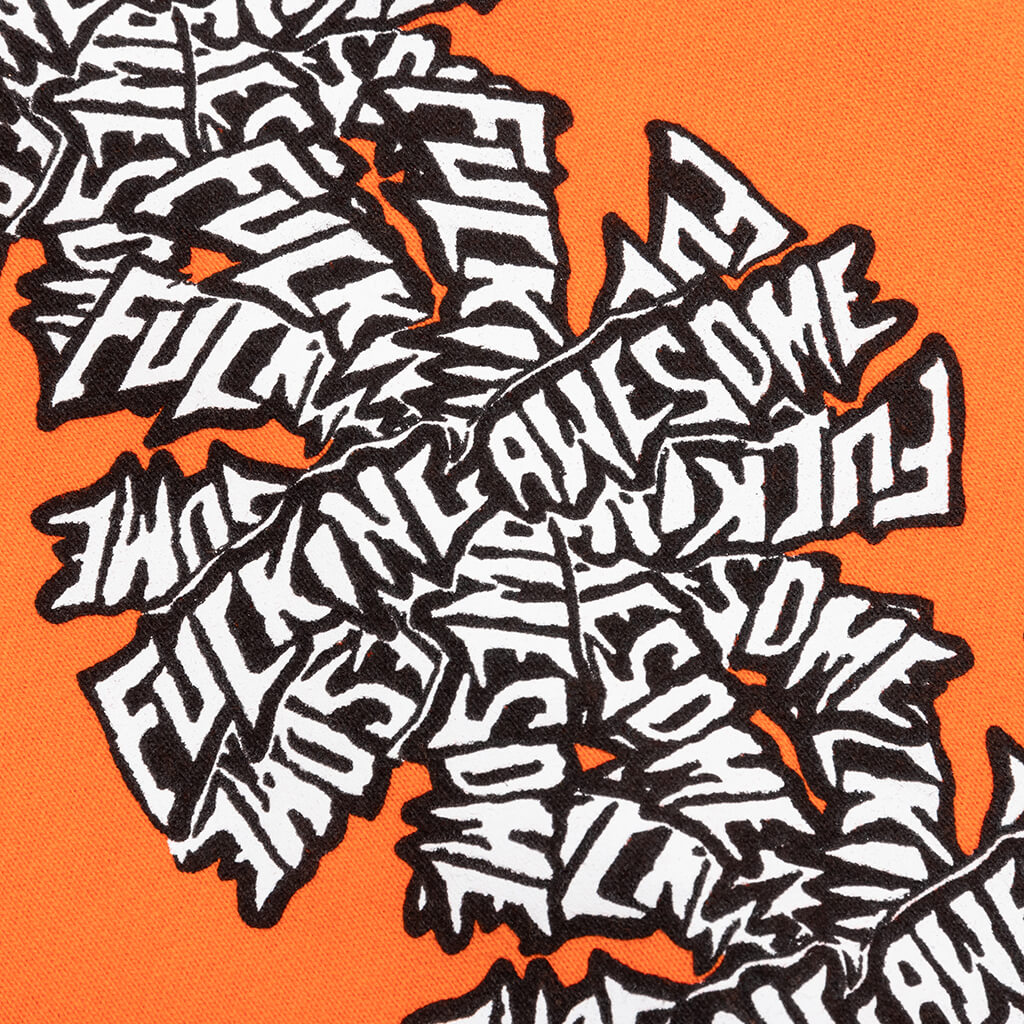 Three Spiral Hoodie - Orange