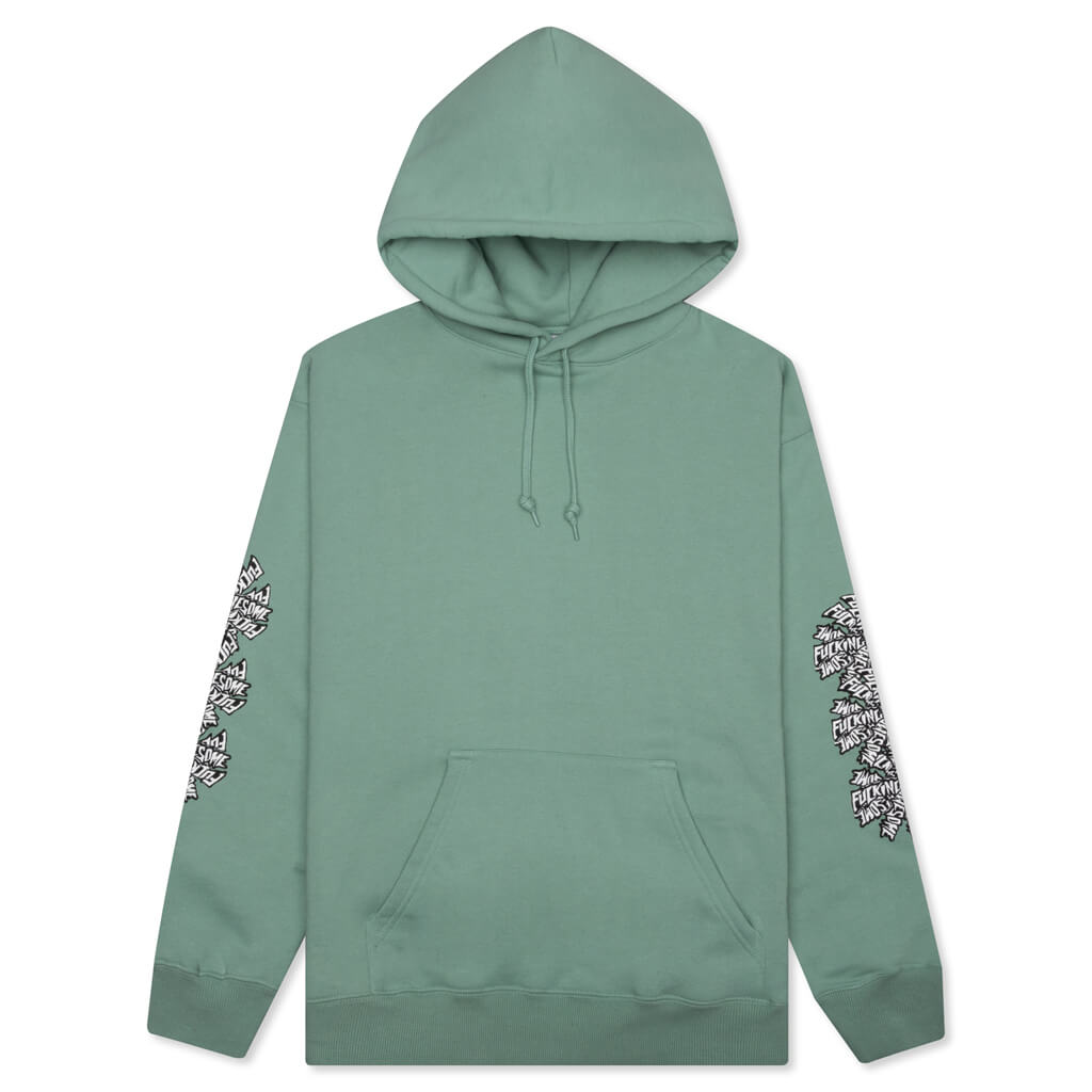 Three Spiral Hoodie - Sage