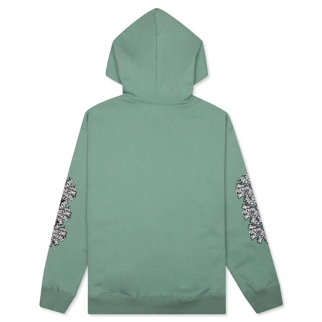 Three Spiral Hoodie - Sage