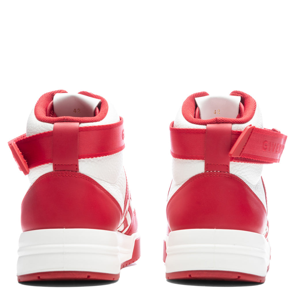 G4 High-Top Sneakers - Red/White