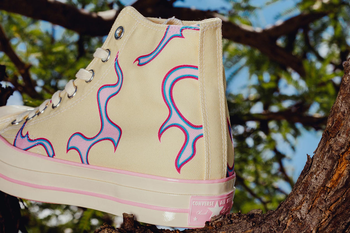 Converse x Golf le Fleur Chuck 70 Hi Pastel - Pastel Yellow/Almond Blossom