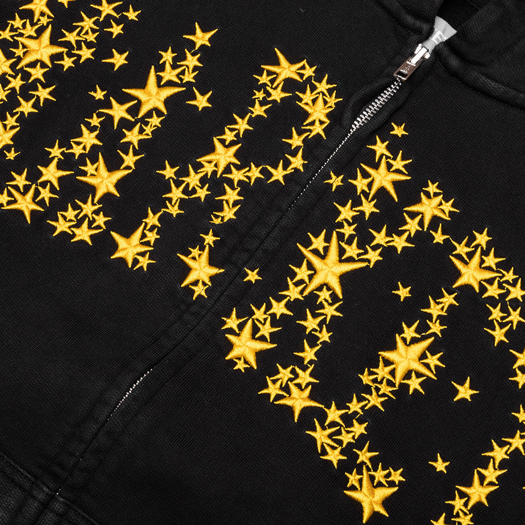 Galaxy Arc Zip Hoodie - Pirate Black