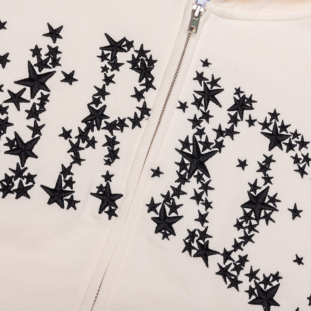 Galaxy Arc Zip Hoodie - Unbleached Cotton