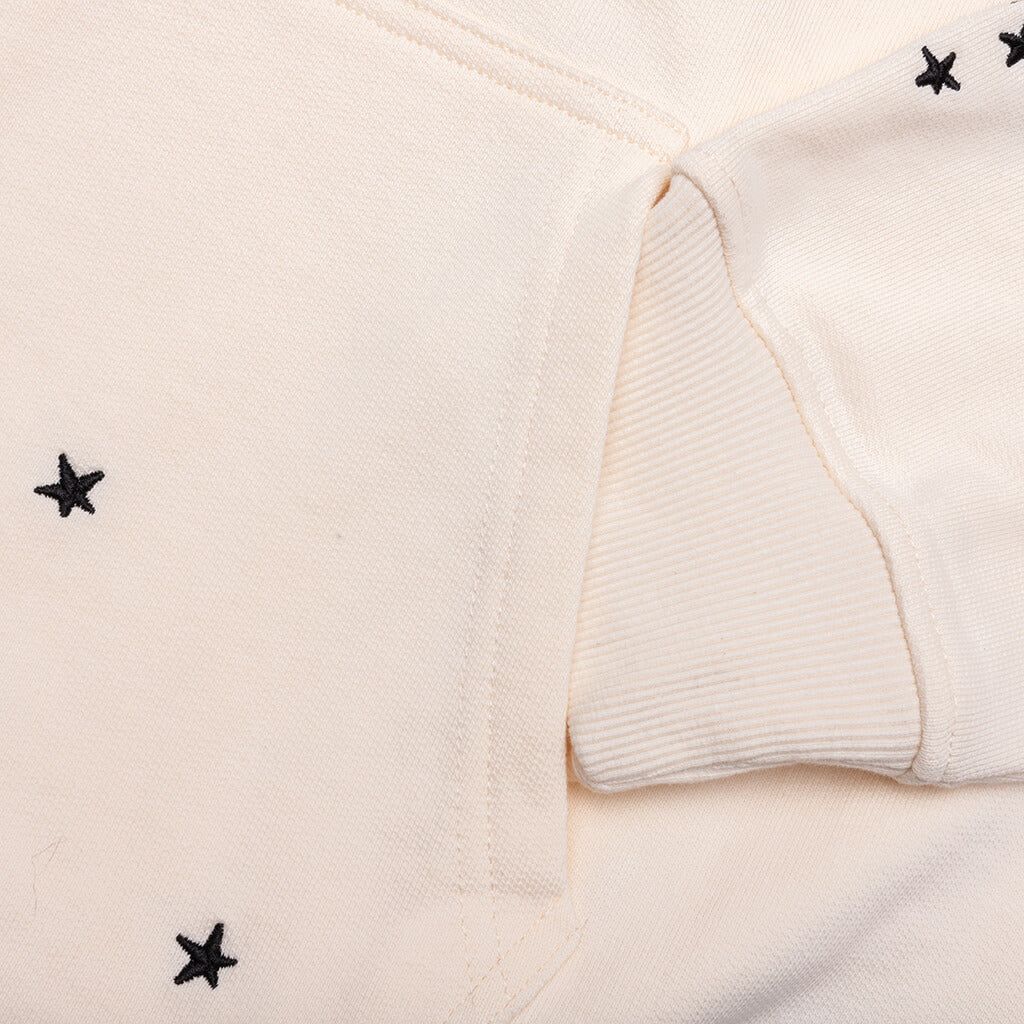 Galaxy Arc Zip Hoodie - Unbleached Cotton
