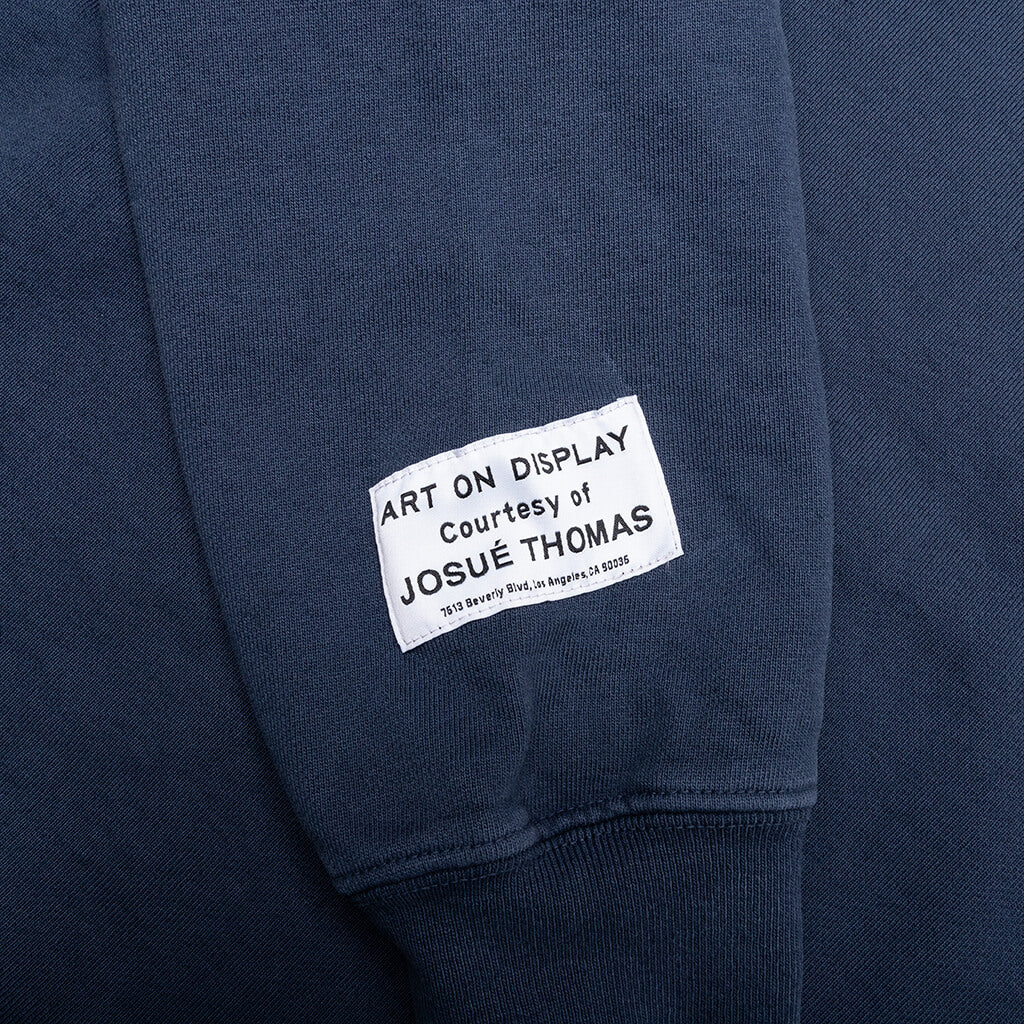 ATK Stacked Logo Hoodie - Navy