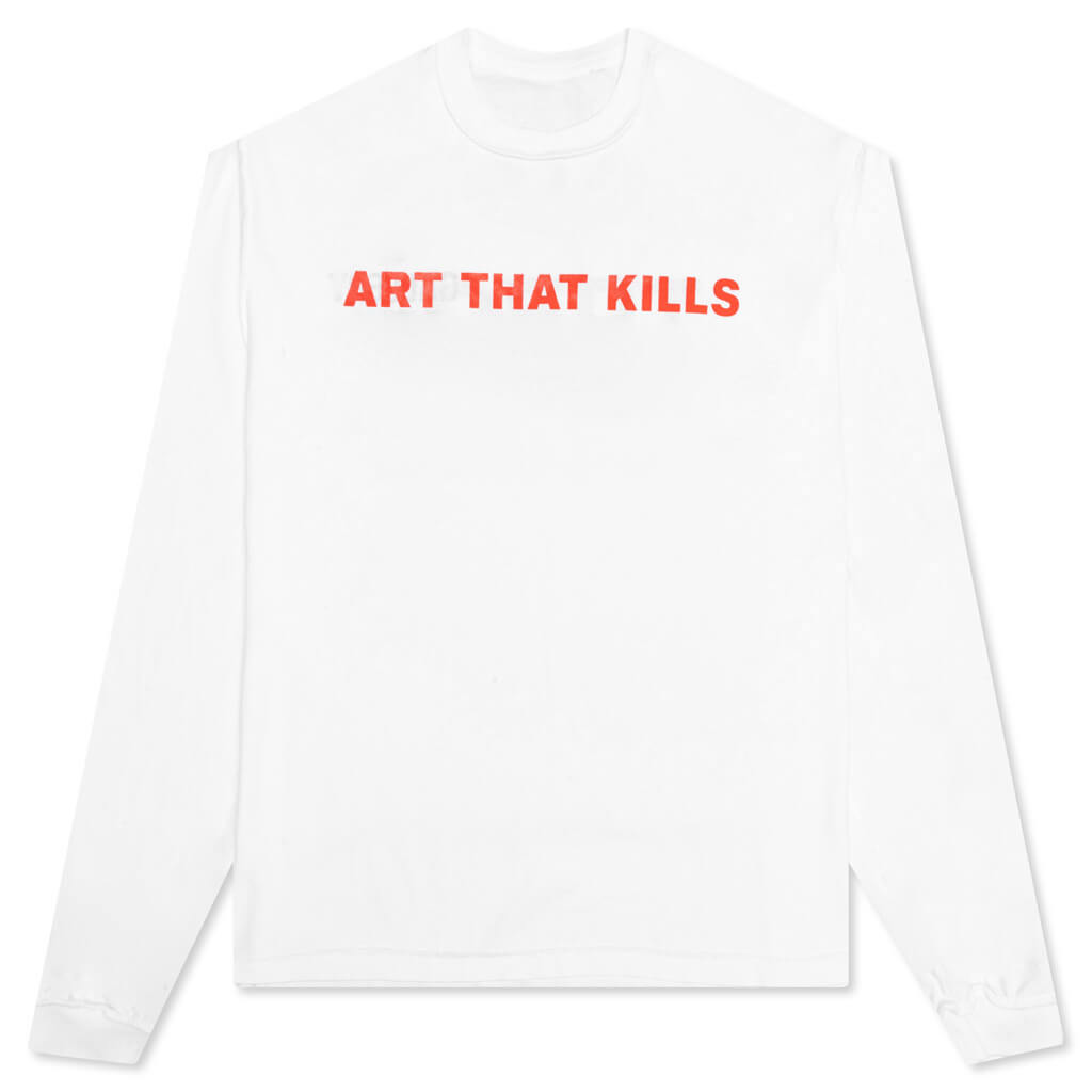 Art That Kills L/S Tee - White