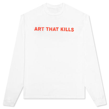 Art That Kills L/S Tee - White