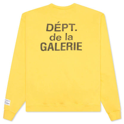 Art That Kills Rev Crewneck - Yellow