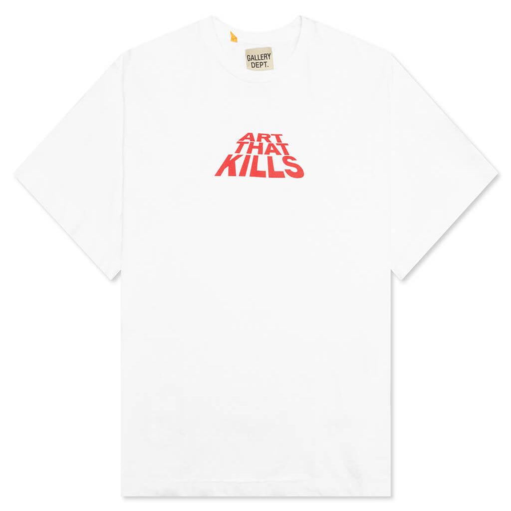 Art That Kills Stack Logo Tee - White