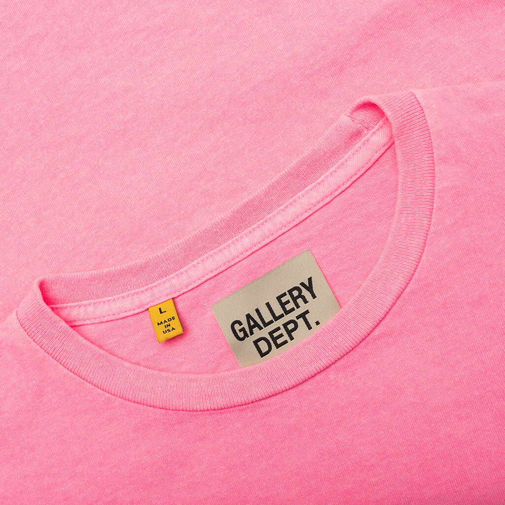 French Tee - Fluorescent Pink